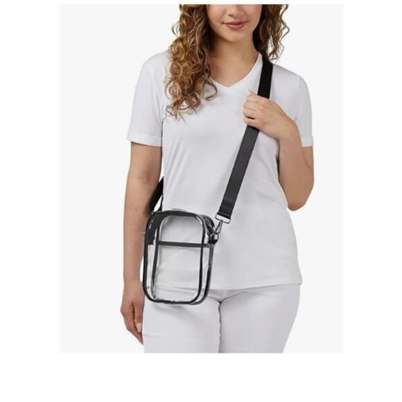 32 Degrees Other - 32 Degrees Stadium Events Approved, Cool Unisex Crossbody Clear Bag with Inside